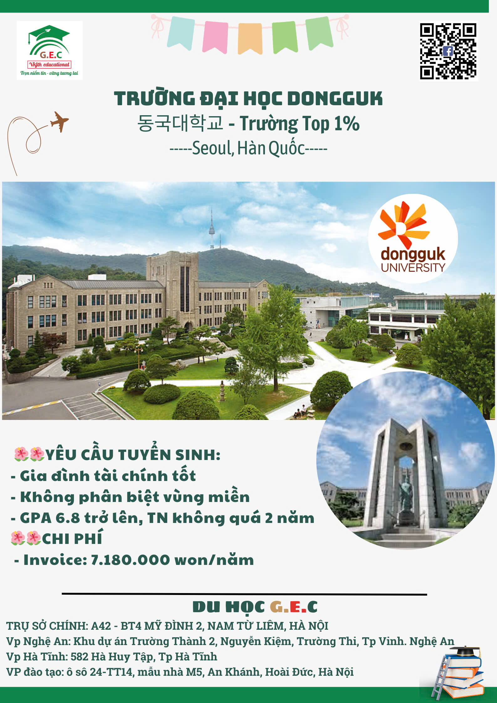 ĐẠI HỌC DONGGUK – 동국대학교 – TOP 1